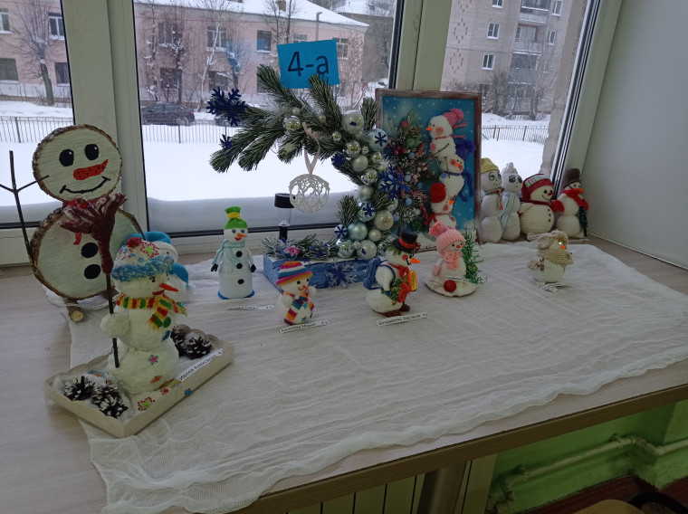 Выставка снеговиков..